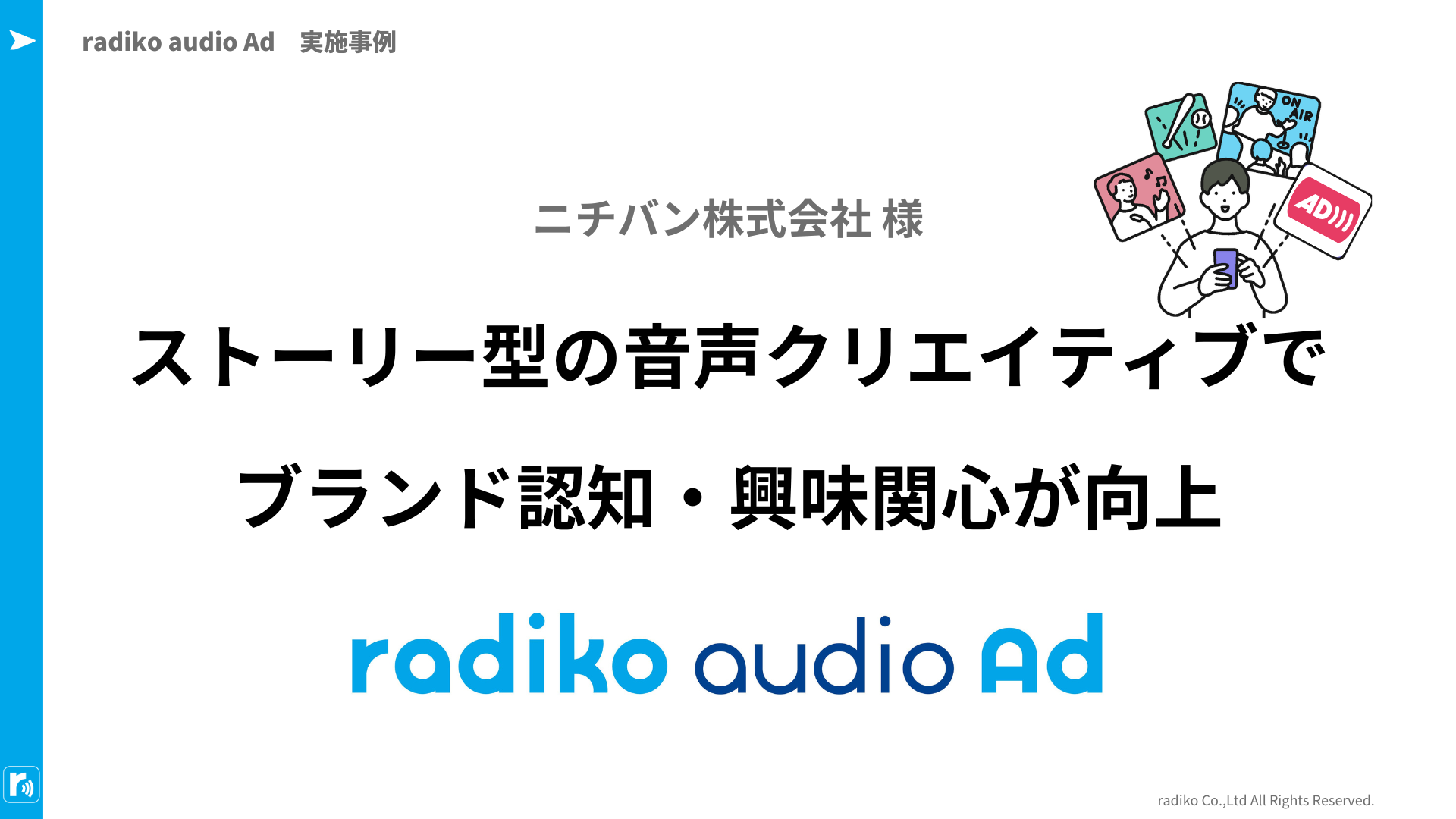 ストーリー型の音声クリエイティブでブランド認知・興味関心が向上